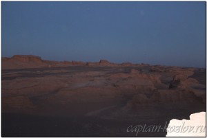Пустыня Каллют на закате