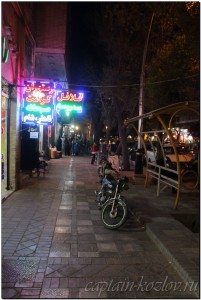 Вечерние улицы Йезда