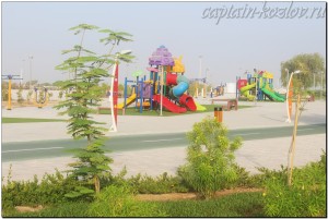 Детская площадка на острове Киш