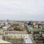 Вид на город Екатеринбург сверху