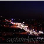 Ночной Екатеринбург сверху