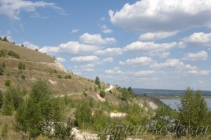 Жигулевские горы в районе села Ширяево в Самарской области
