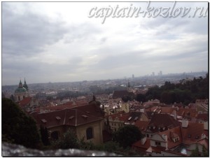 Вид центра Праги с пражского вышеграда