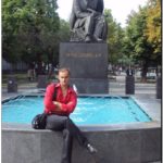 Памятник словацкому поэту (как наш Пушкин)