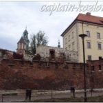 Стены королевского замка в Кракове