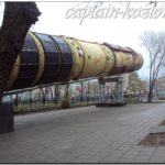 Баллистическая ракета в Парке Победы в Оренбурге