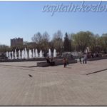 Городской парк с фонтанами. Пермь