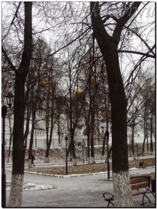 Сквер в городе Владимире
