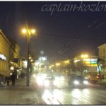 Улица в городе Владимире вечером
