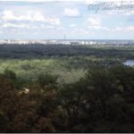 Вид на левый берег Днепра из парка Дружбы Народов. Киев. 2012й год