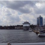 Вид на порт города Одессы с моря. Украина 2012й год