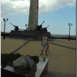 Обелиск Славы на горе Мидридат в Керчи. Крым, 2012й год