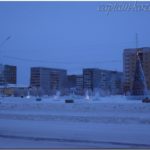 Городской пейзаж. Усинск зимой. Республика Коми. 2013й год