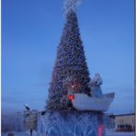 Центральная елка города Воркуты. Республика Коми, 2013й год