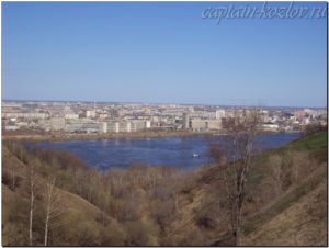Панорама Канавинского района. Нижний Новгород. 1е мая 2013й год