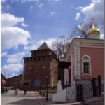 Ворота кремля, через которые выходило ополчение Минина и Пожарского. Нижний Новгород 2013й год