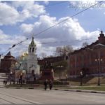 Памятник Минину и Пожарскому на фоне кремля. Нижний Новгород 2013й год