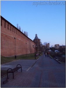Нижегородский кремль вечером. Нижний Новгород 2013