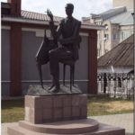 Памятник Аркадию Северному в Арт-сквере. Город Иваново, 2013й год