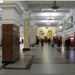 Внутри вокзала Новосибирск-главный. Город Новосибирск. 2013