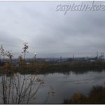 Река Томь и вид на Кемерово. Кузбасс. Кемерово. 2013
