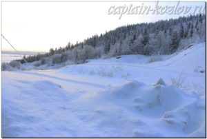 Суровая природа Кольского края зимой. Кандалакша. Мурманская область
