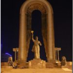 Памятник Исмаилу Сомони. Душанбе. Таджикистан. Средняя Азия