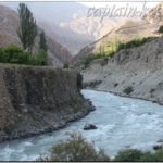 Горная река в Таджикистане. Средняя Азия